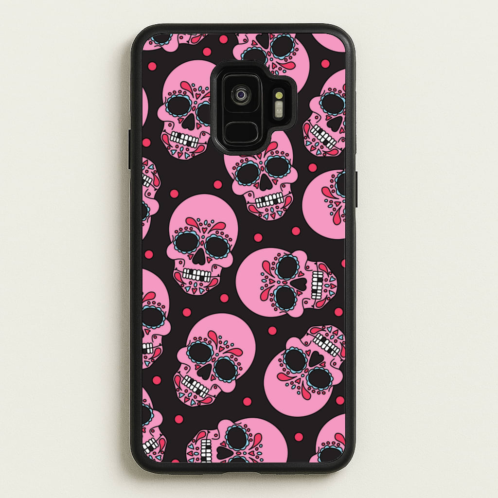 Pattern 1 - Day Of The Dead Phone Case for Galaxy S9