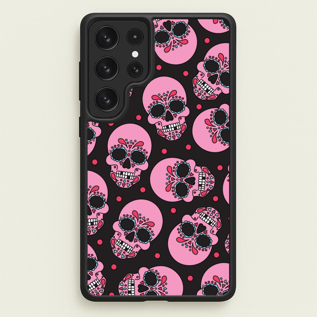 Pattern 1 - Day Of The Dead Phone Case for Galaxy S22 Ultra