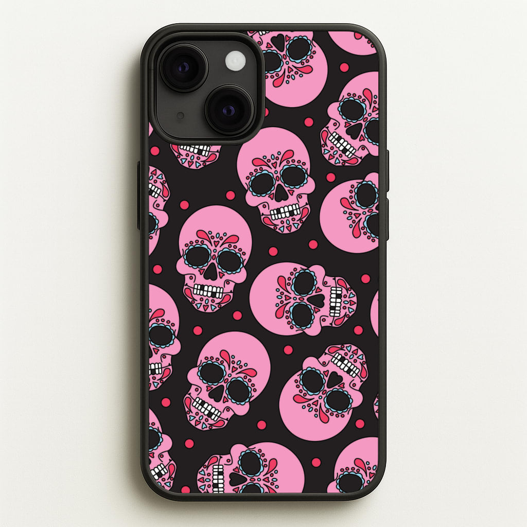 Pattern 1 - Day Of The Dead Phone Case for iPhone 13 Mini