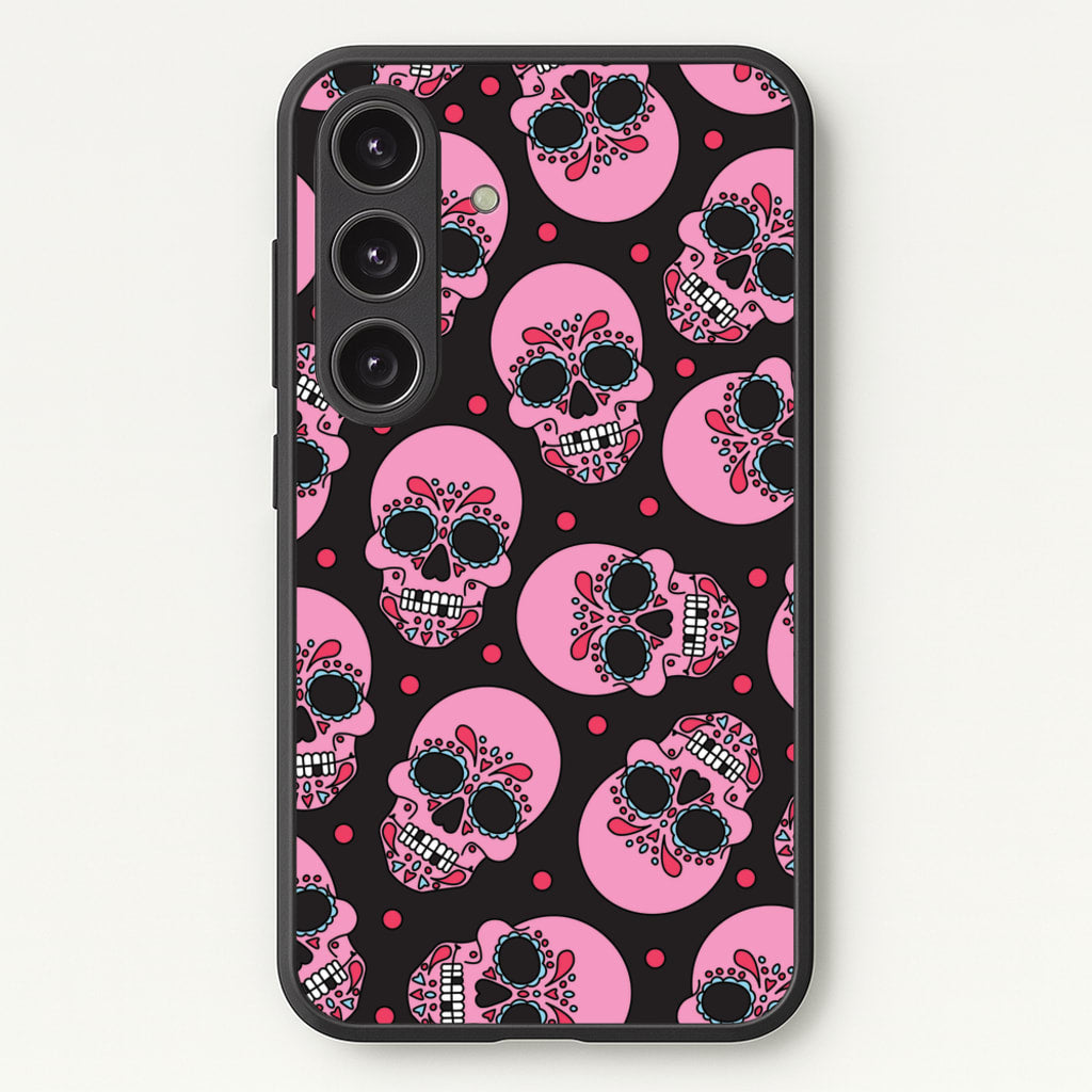 Pattern 1 - Day Of The Dead Phone Case for Galaxy S24FE