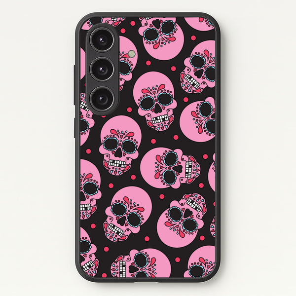 Pattern 1 - Day Of The Dead Phone Case for Galaxy S24FE