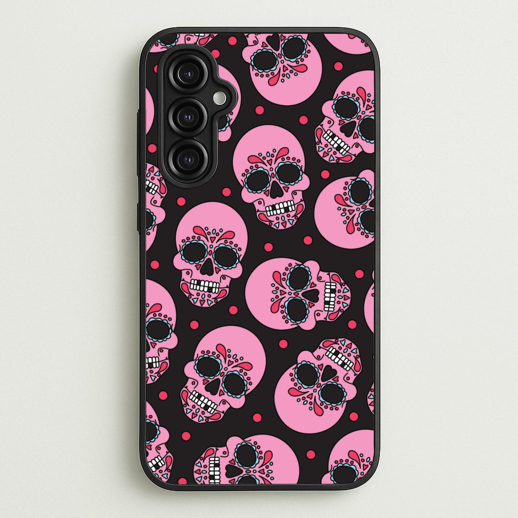 Pattern 1 - Day Of The Dead Phone Case for Galaxy A14