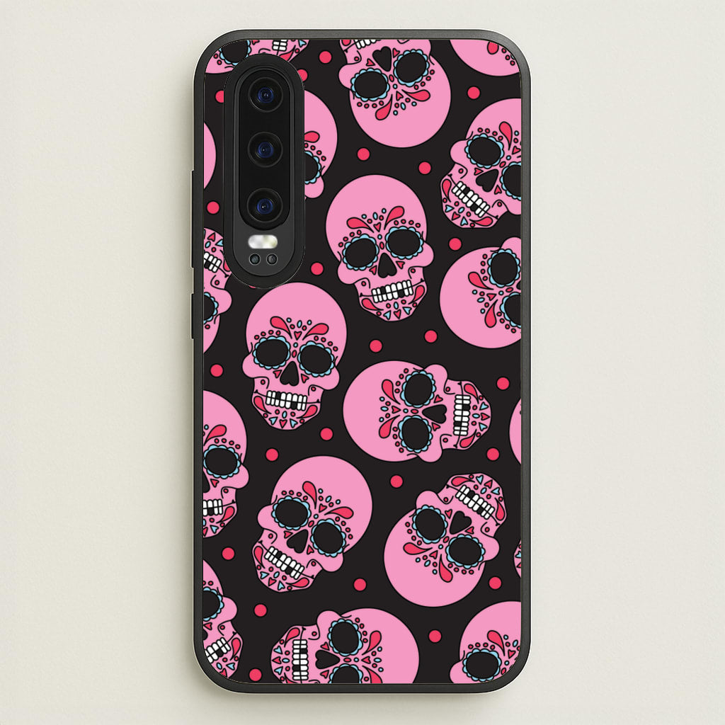 Pattern 1 - Day Of The Dead Phone Case for Huawei P30