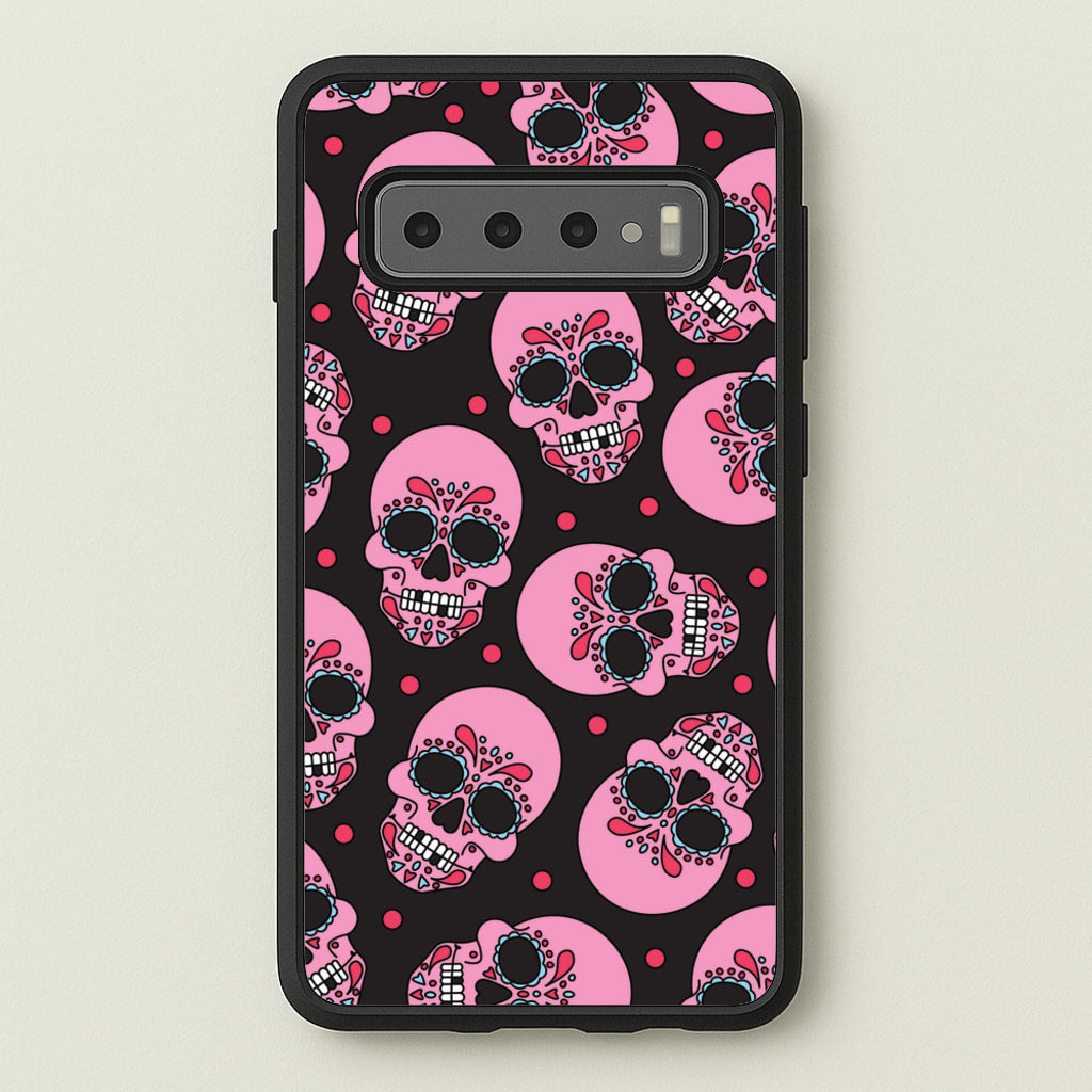 Pattern 1 - Day Of The Dead Phone Case for Galaxy S10 Plus