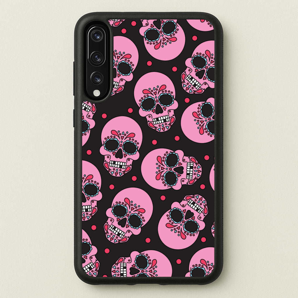 Pattern 1 - Day Of The Dead Phone Case for Huawei P20 Pro