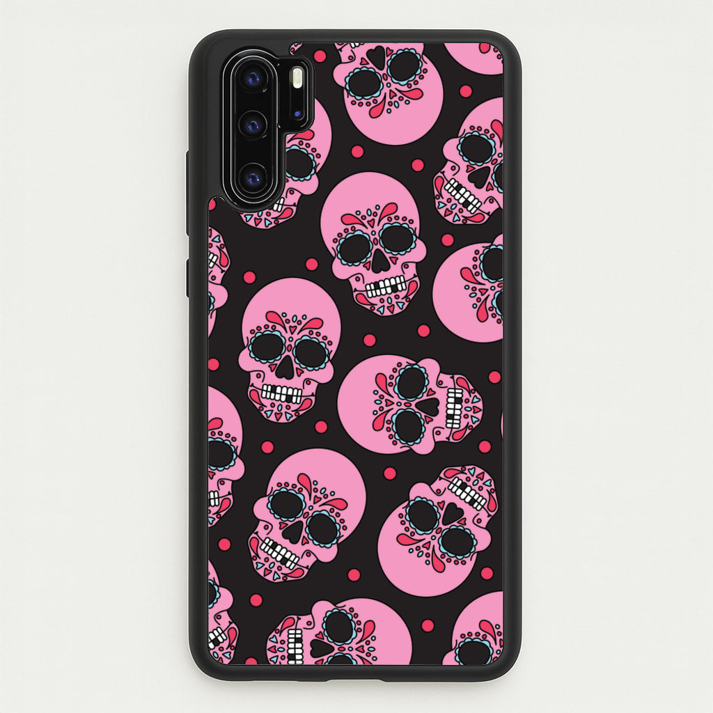 Pattern 1 - Day Of The Dead Phone Case for Huawei P30 Pro