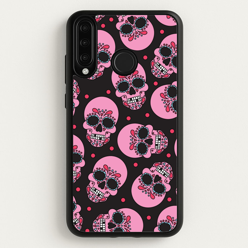 Pattern 1 - Day Of The Dead Phone Case for Huawei P30 Lite