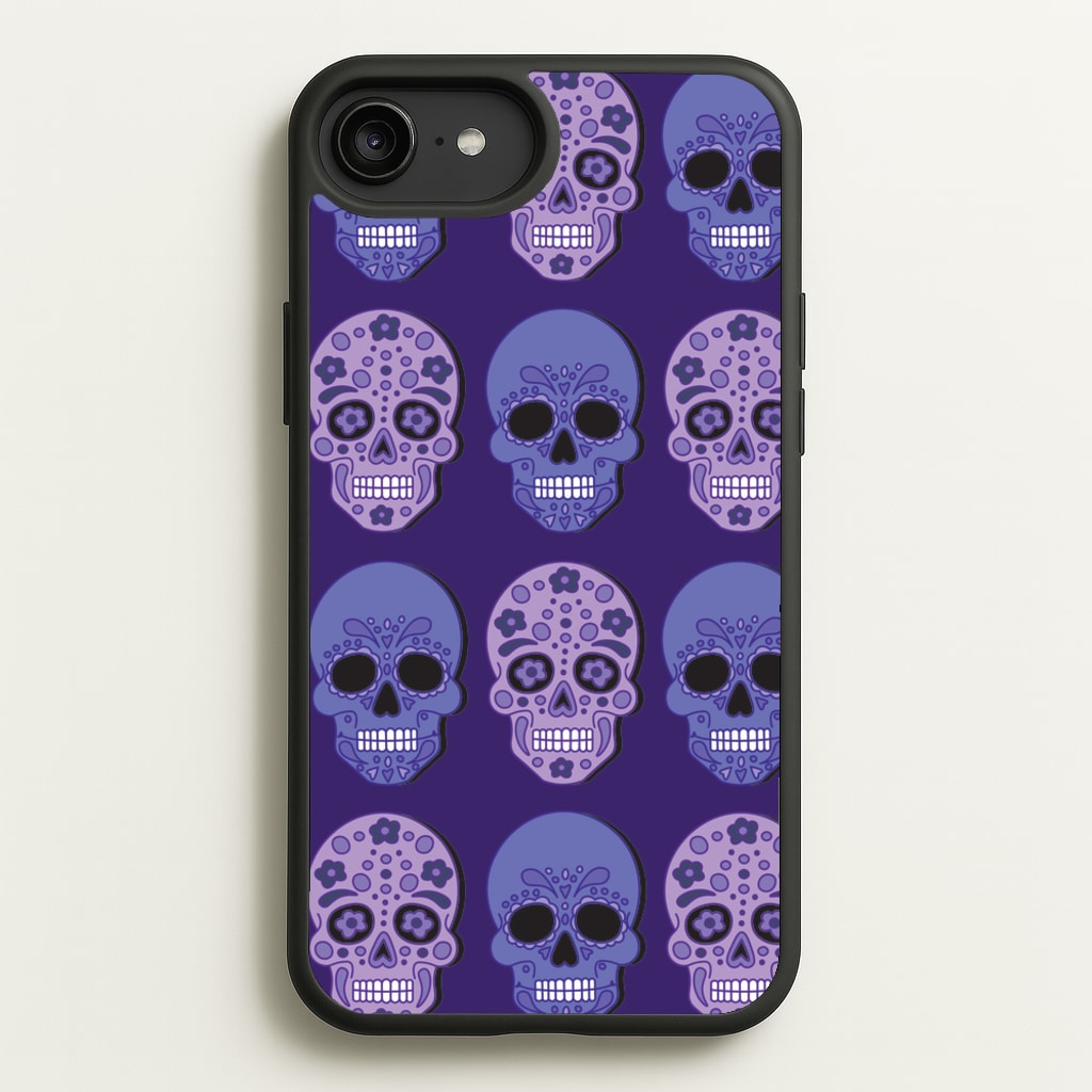 Pattern 3 - Day Of The Dead Phone Case for iPhone 6 Plus / 7 Plus / 8 Plus