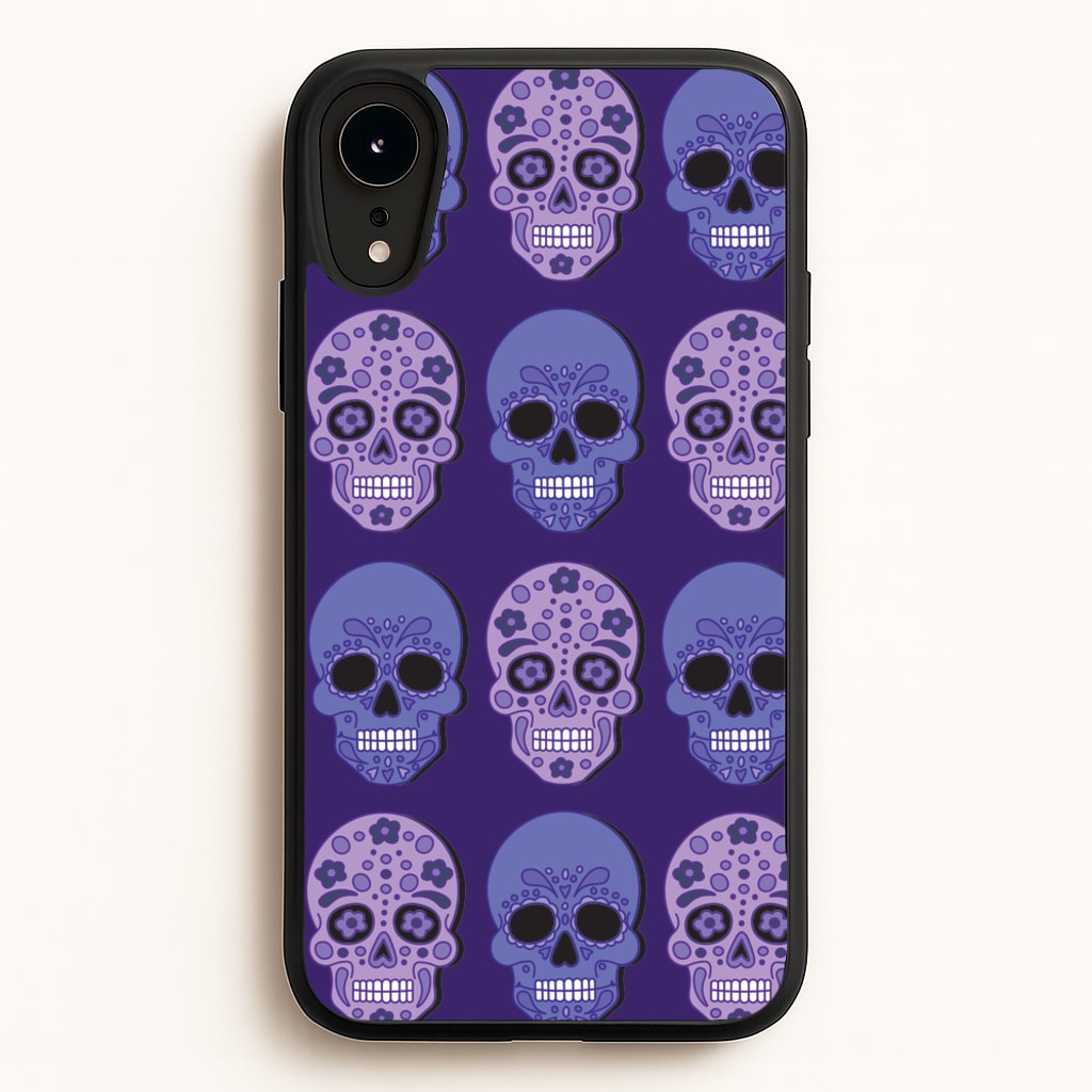Pattern 3 - Day Of The Dead Phone Case for iPhone XR