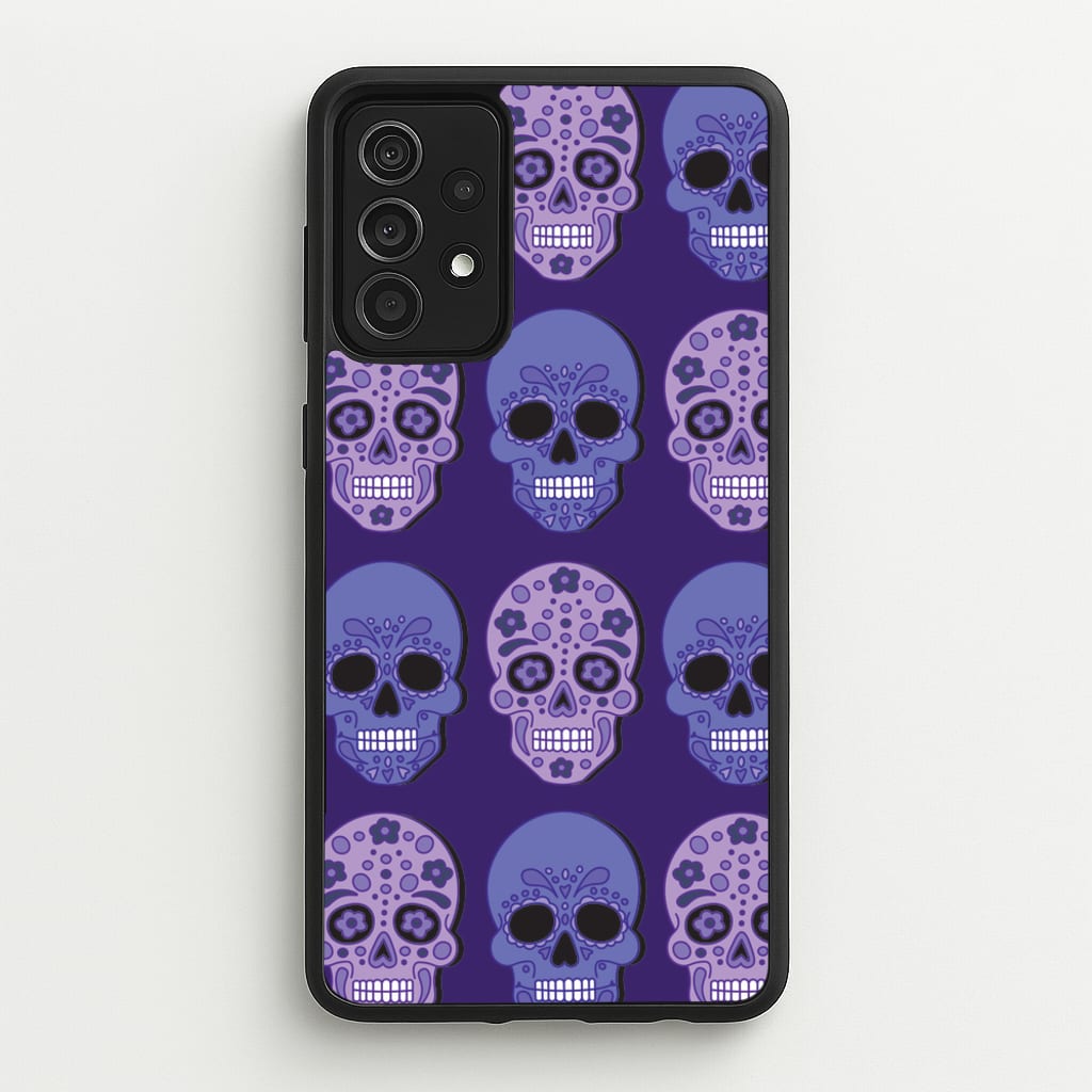 Pattern 3 - Day Of The Dead Phone Case for Galaxy A52 / A52s