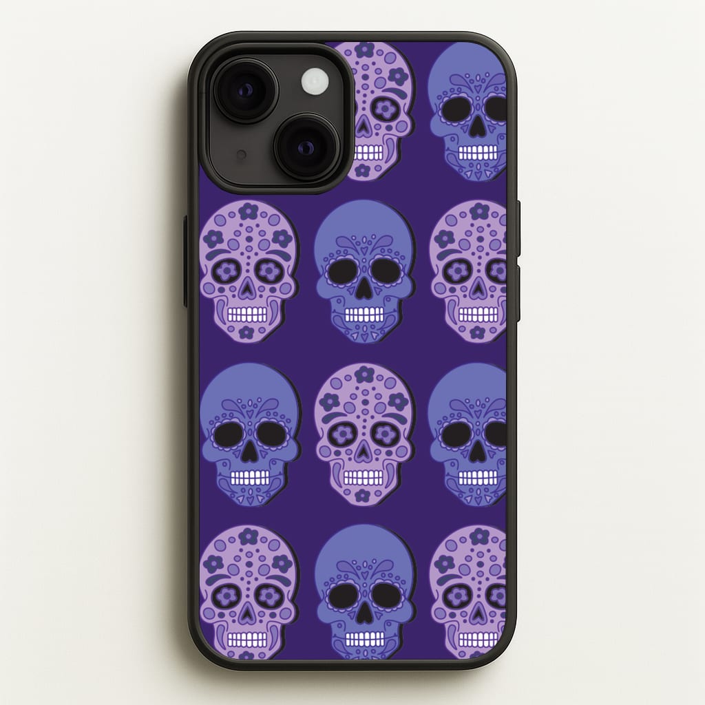 Pattern 3 - Day Of The Dead Phone Case for iPhone 13 Mini