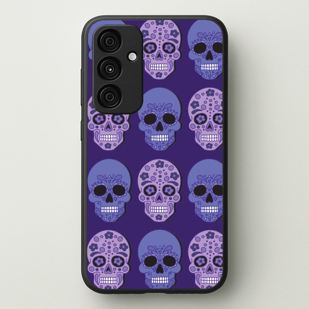 Pattern 3 - Day Of The Dead Phone Case for Galaxy A55