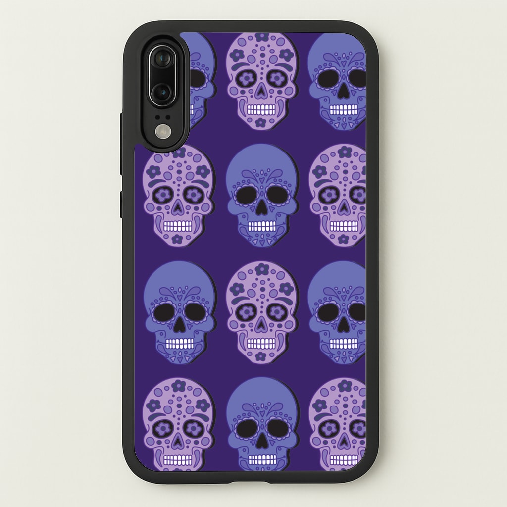 Pattern 3 - Day Of The Dead Phone Case for Huawei P20