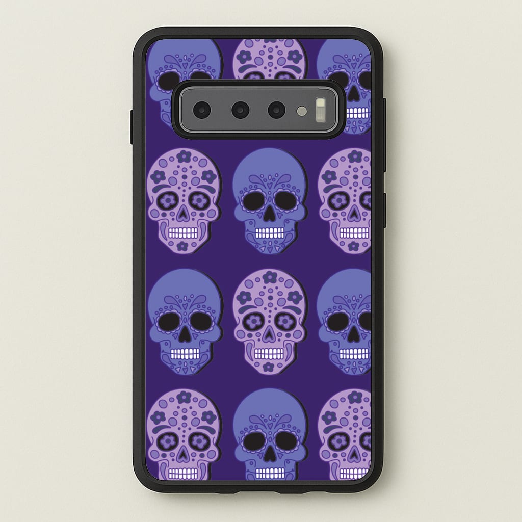 Pattern 3 - Day Of The Dead Phone Case for Galaxy S10
