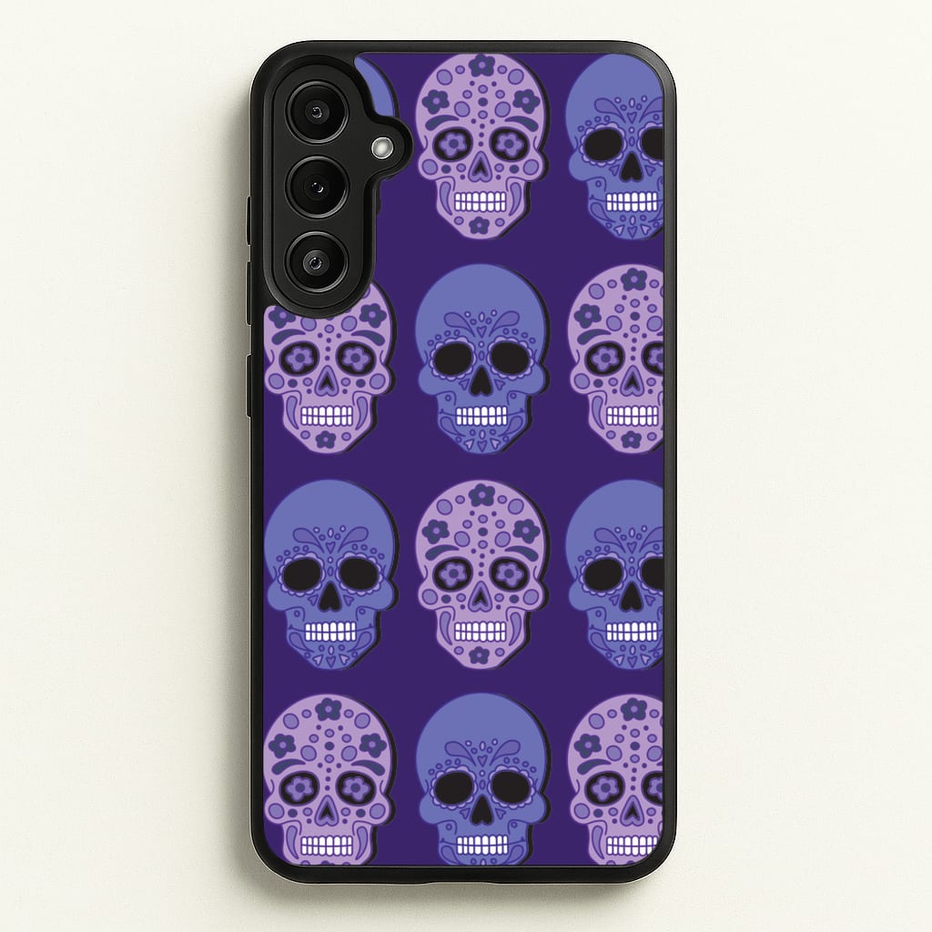 Pattern 3 - Day Of The Dead Phone Case for Galaxy A34