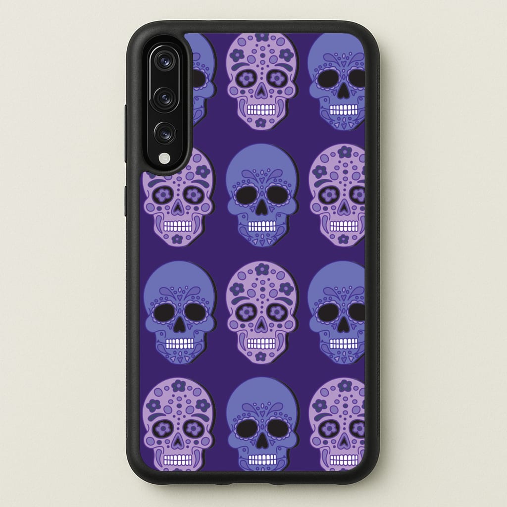 Pattern 3 - Day Of The Dead Phone Case for Huawei P20 Pro