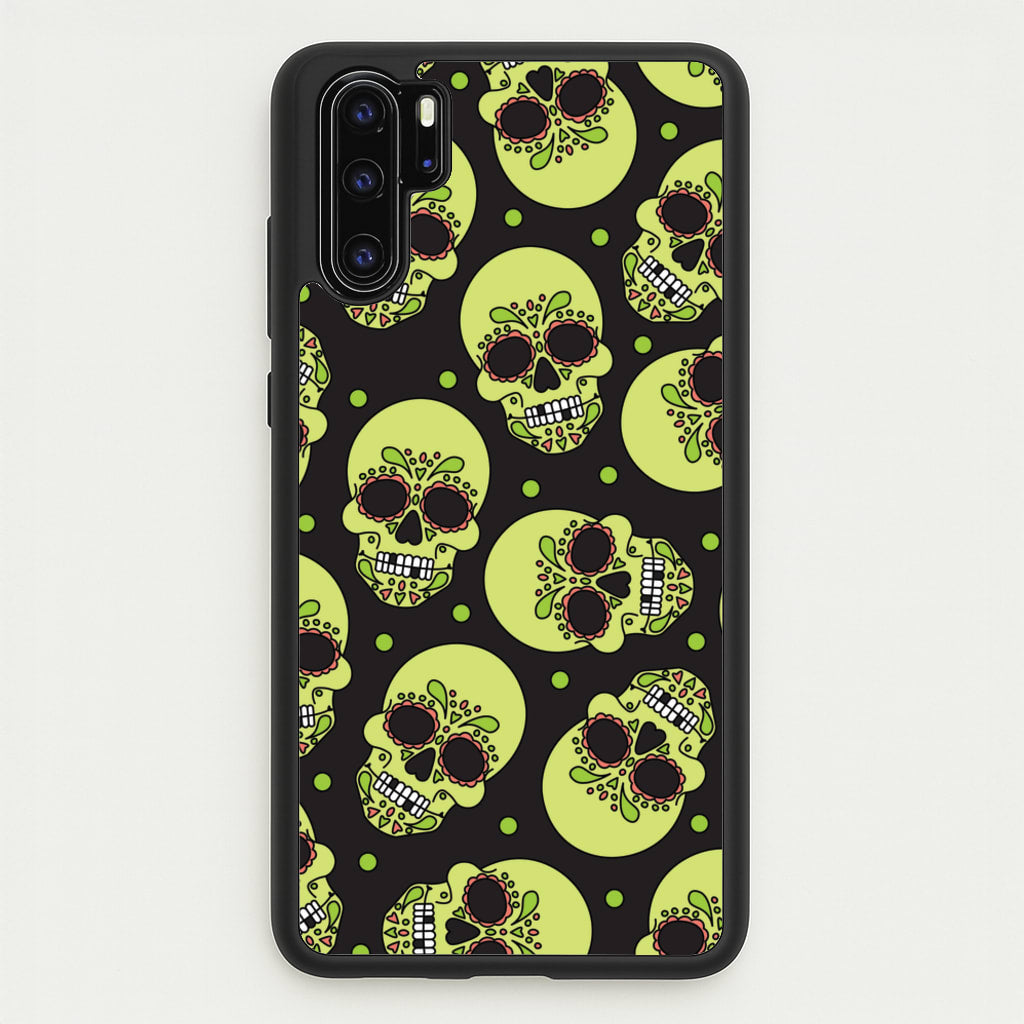 Pattern 5 - Day Of The Dead Phone Case for Huawei P30 Pro