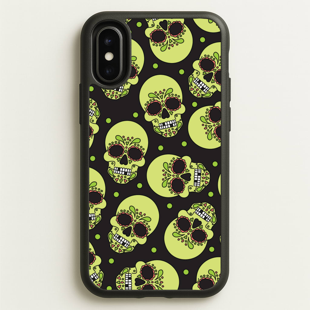 Pattern 5 - Day Of The Dead Phone Case for iPhone X / XS