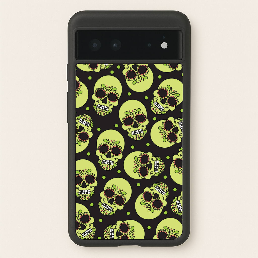 Pattern 5 - Day Of The Dead Phone Case for Google Pixel 6