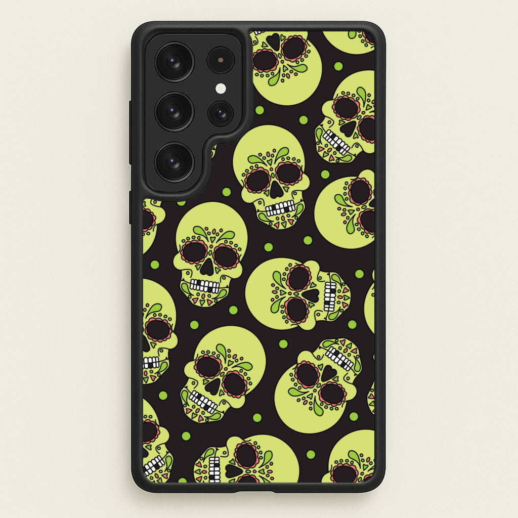 Pattern 5 - Day Of The Dead Phone Case for Galaxy S22 Ultra