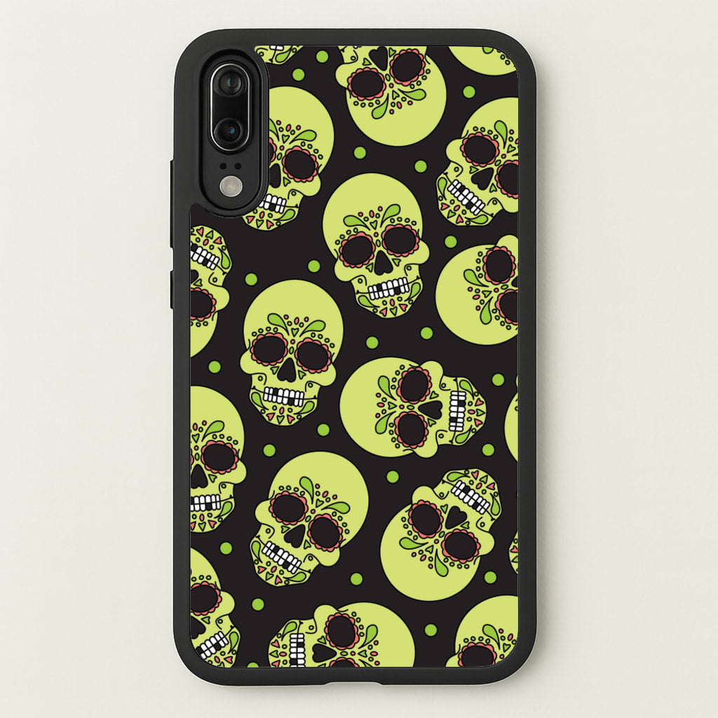 Pattern 5 - Day Of The Dead Phone Case for Huawei P20