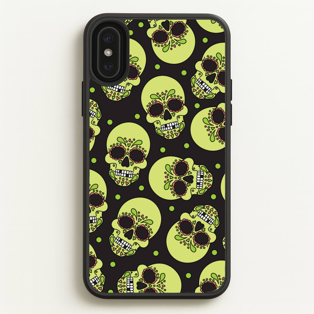 Pattern 5 - Day Of The Dead Phone Case for iPhone XS Max