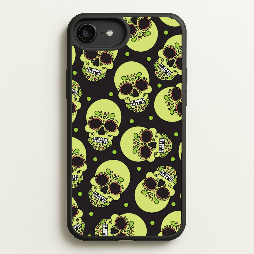 Pattern 5 - Day Of The Dead Phone Case for iPhone 6 Plus / 7 Plus / 8 Plus