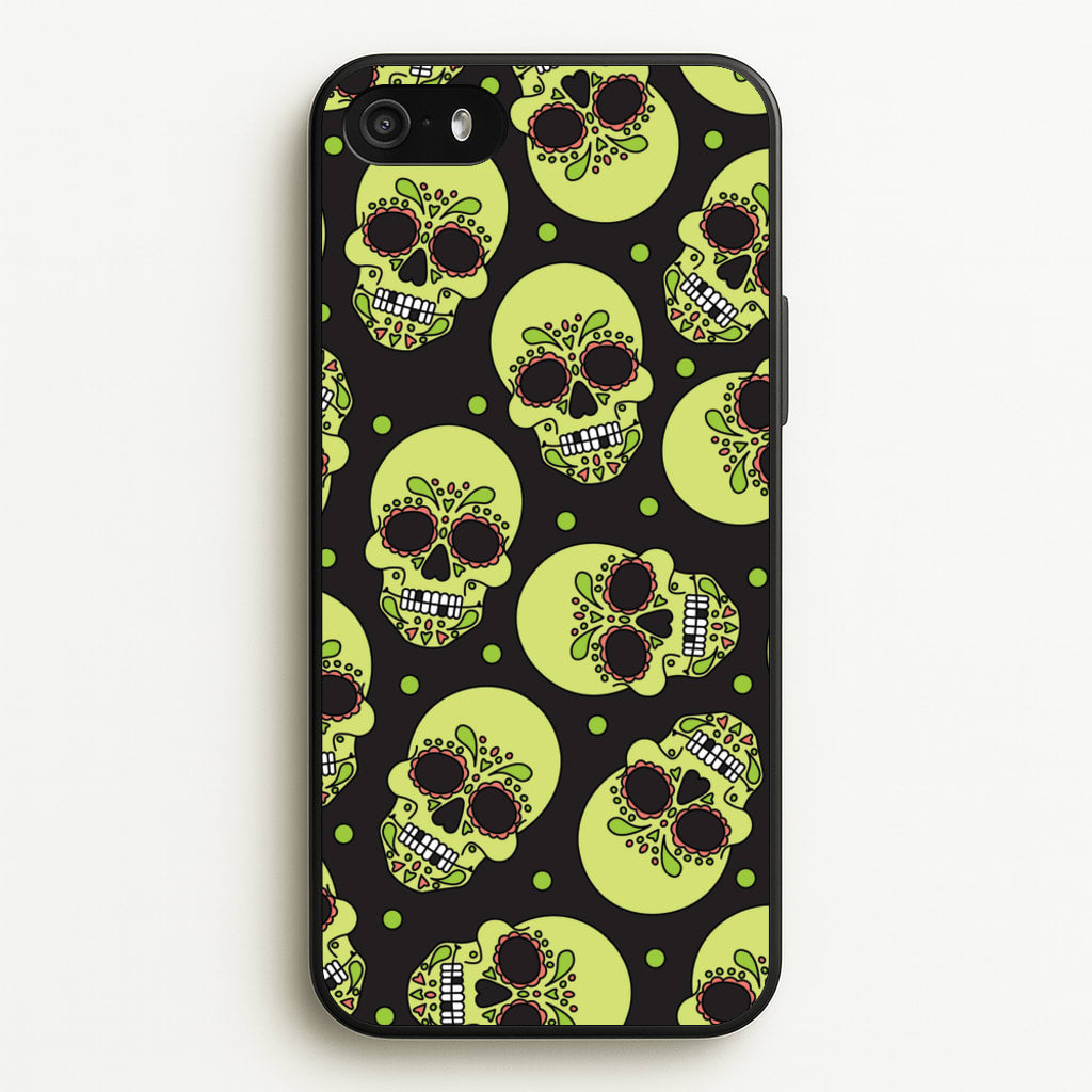 Pattern 5 - Day Of The Dead Phone Case for iPhone 5 / 5s / SE 2016