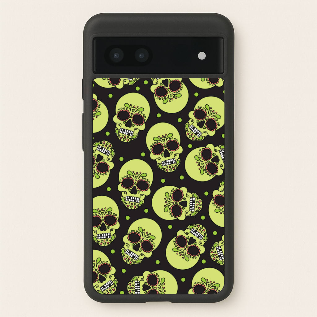 Pattern 5 - Day Of The Dead Phone Case for Google Pixel 7a