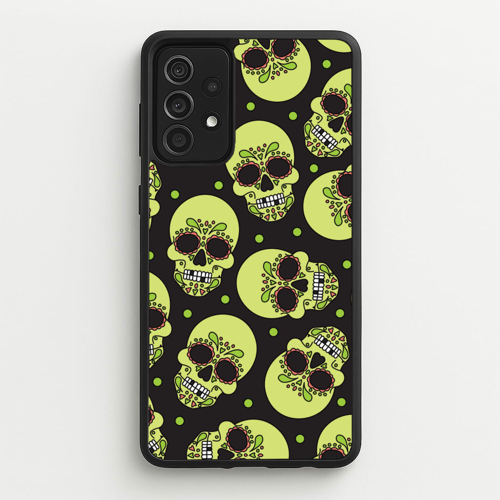 Pattern 5 - Day Of The Dead Phone Case for Galaxy A52 / A52s