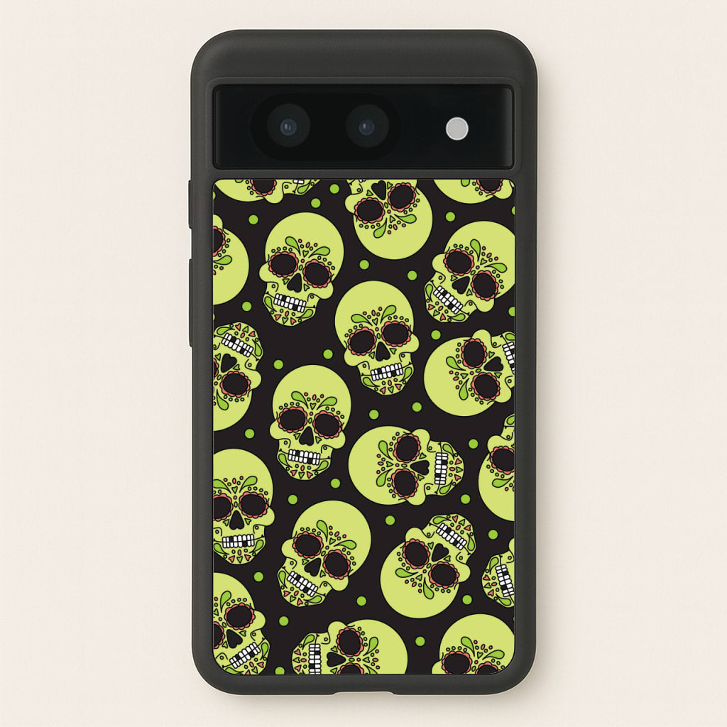 Pattern 5 - Day Of The Dead Phone Case for Google Pixel 8a