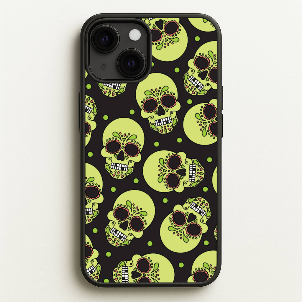 Pattern 5 - Day Of The Dead Phone Case for iPhone 13