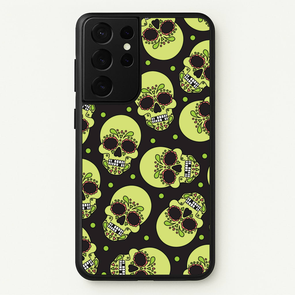 Pattern 5 - Day Of The Dead Phone Case for Galaxy S21 Ultra