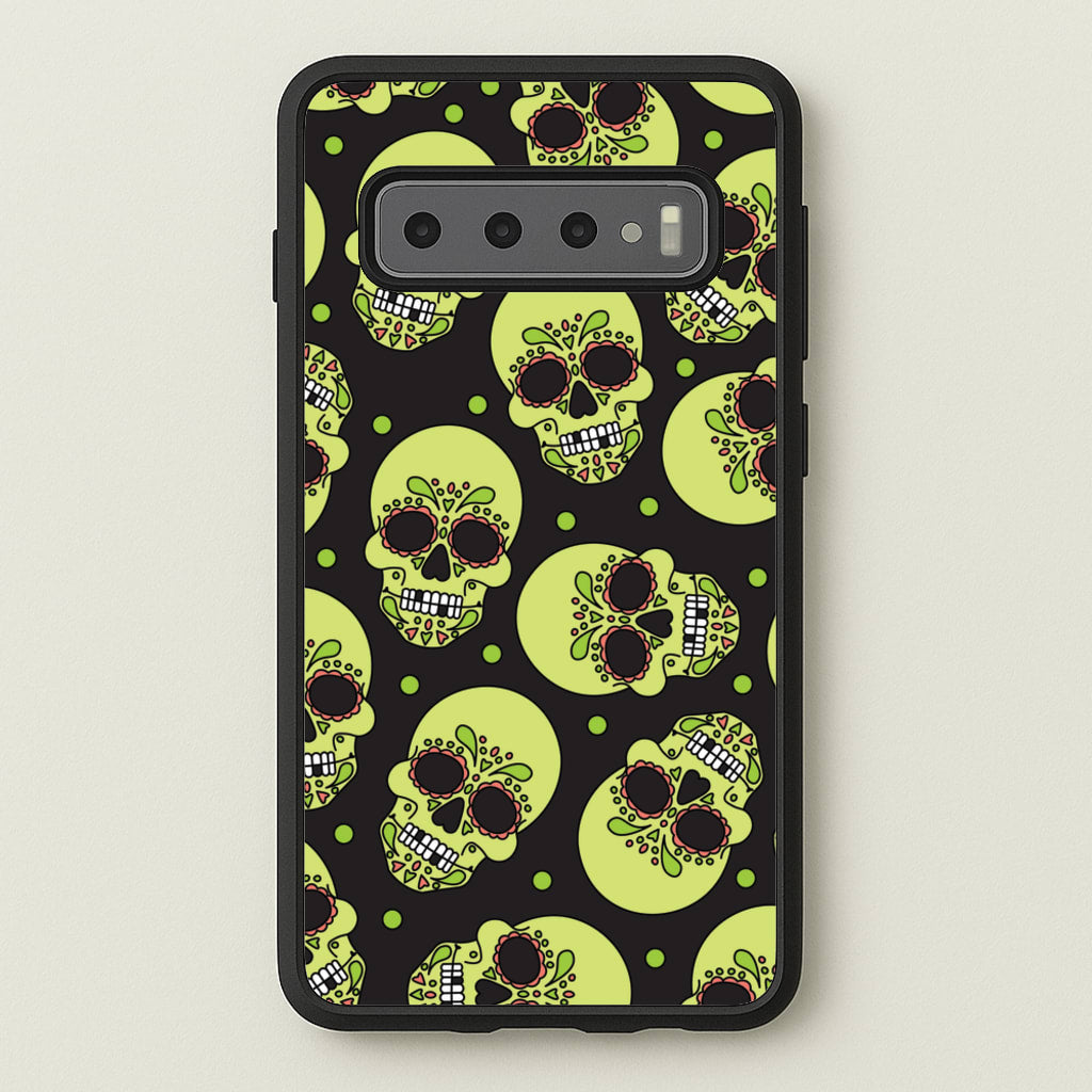 Pattern 5 - Day Of The Dead Phone Case for Galaxy S10 Plus