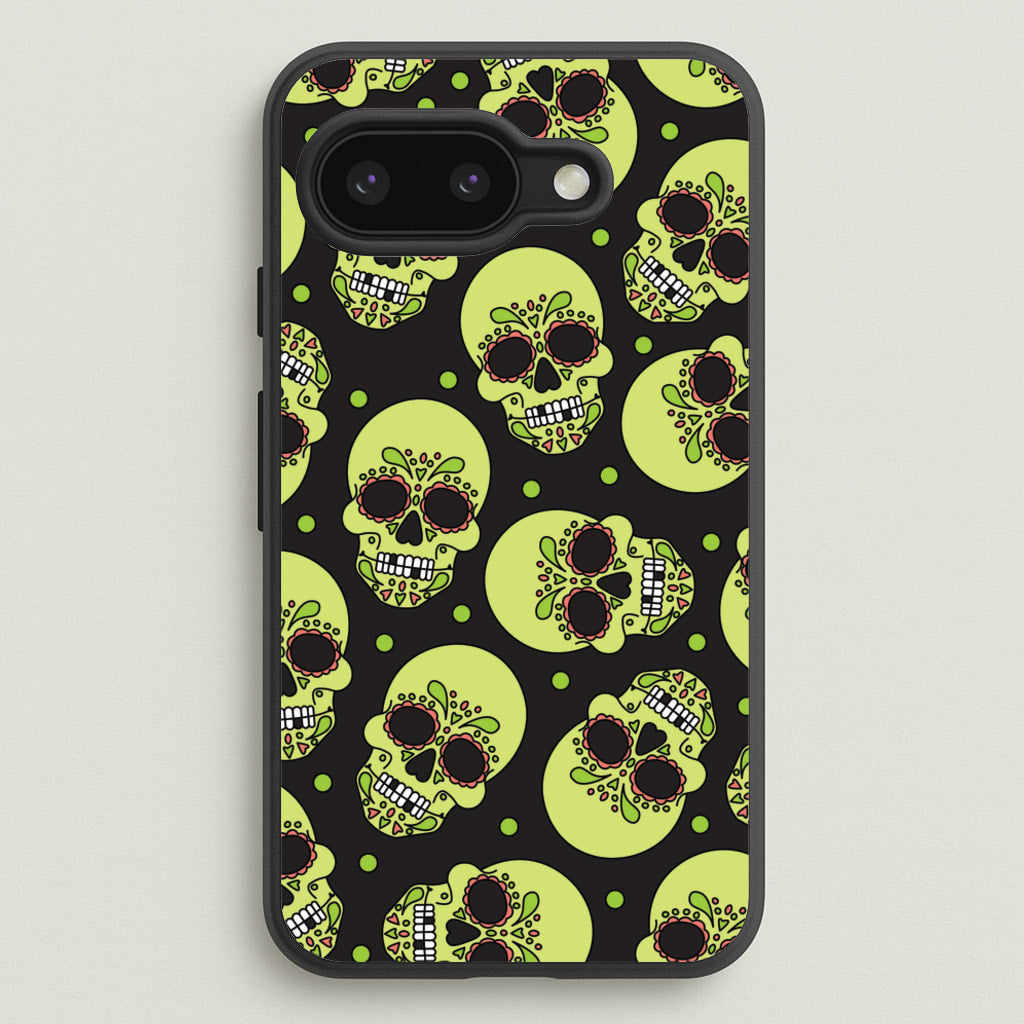 Pattern 5 - Day Of The Dead Phone Case for Google Pixel 9a