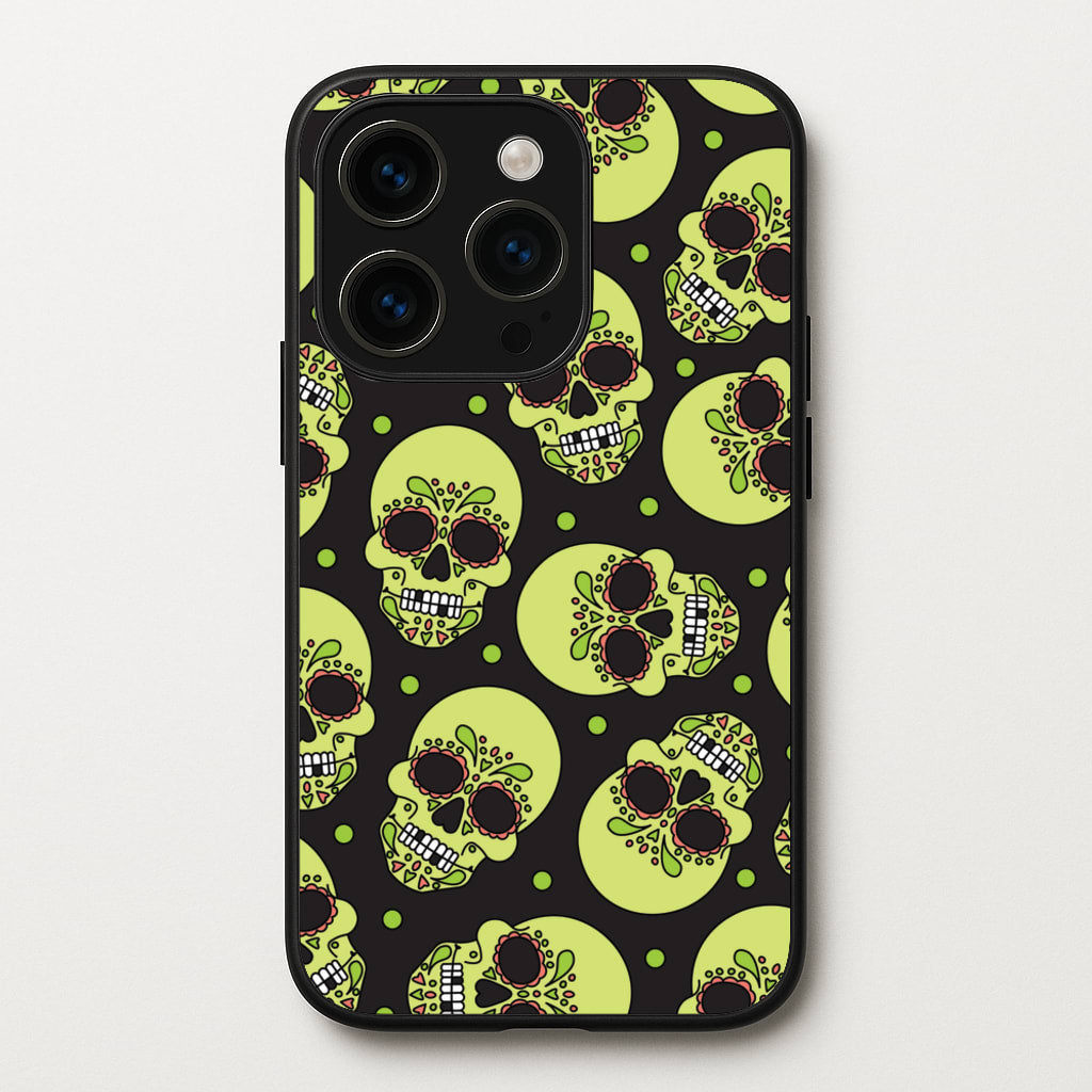 Pattern 5 - Day Of The Dead Phone Case for iPhone 14 Pro