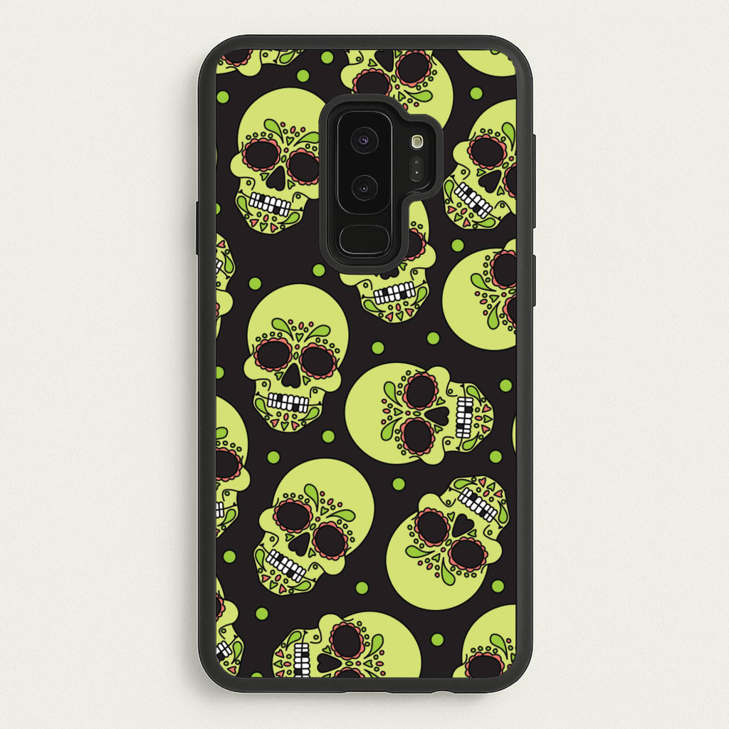 Pattern 5 - Day Of The Dead Phone Case for Galaxy S9 Plus
