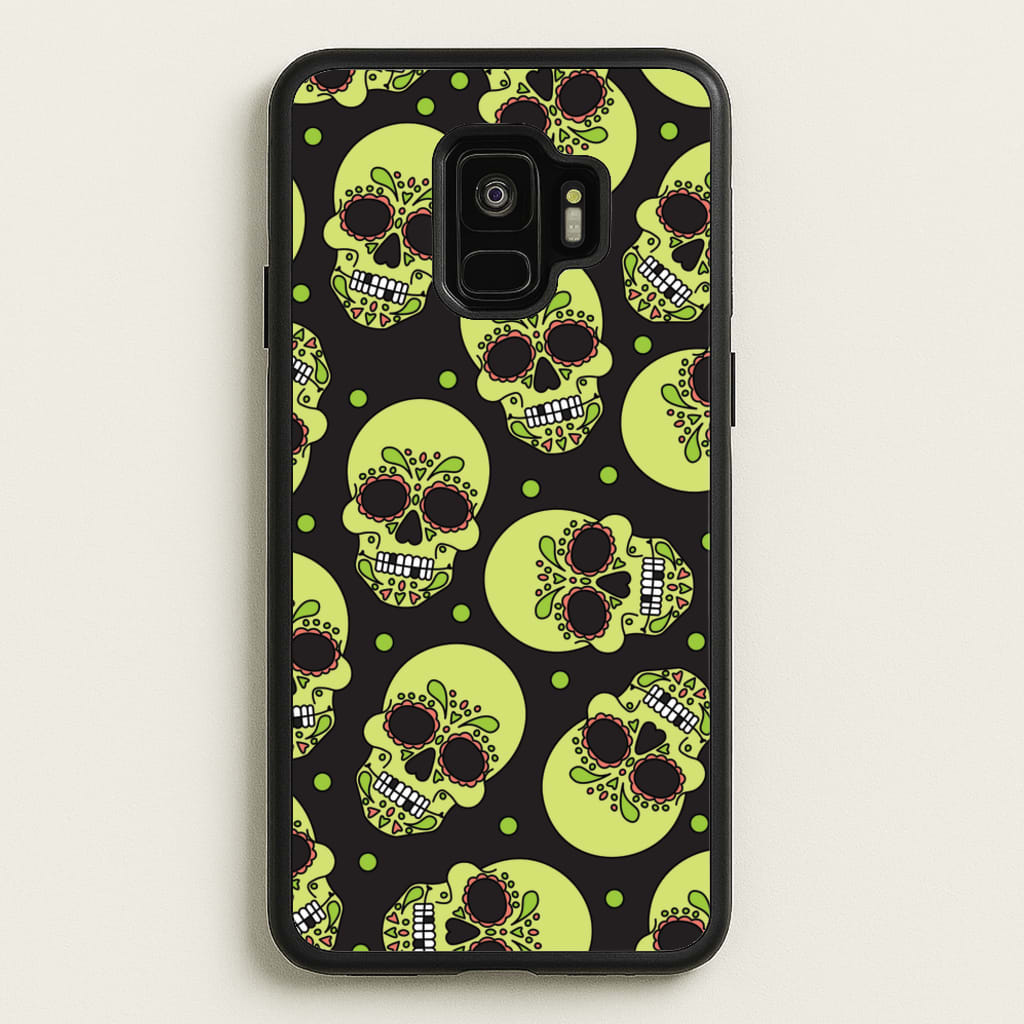 Pattern 5 - Day Of The Dead Phone Case for Galaxy S9