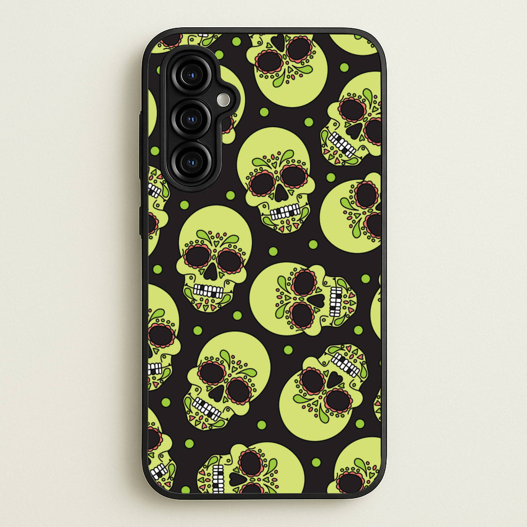 Pattern 5 - Day Of The Dead Phone Case for Galaxy A54