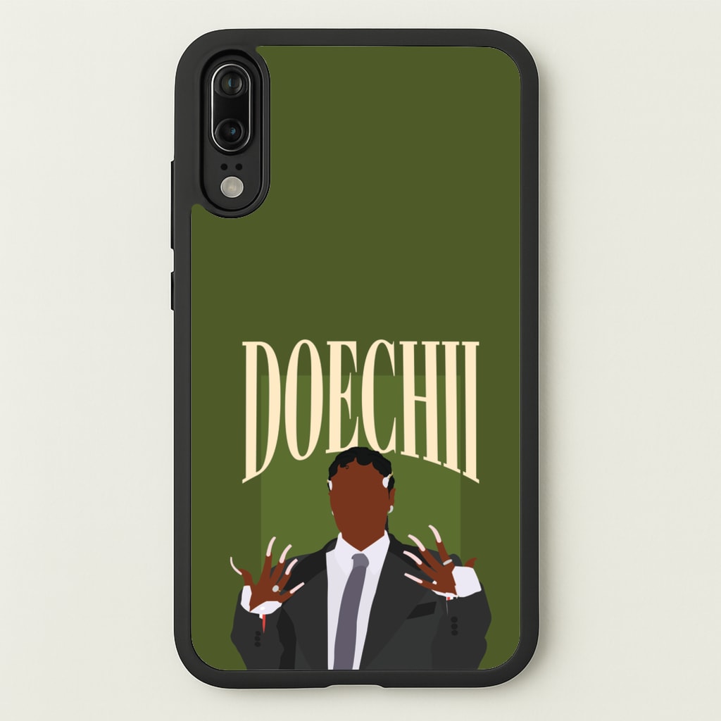 Rapper In Suit - Doechii Phone Case for Huawei P20