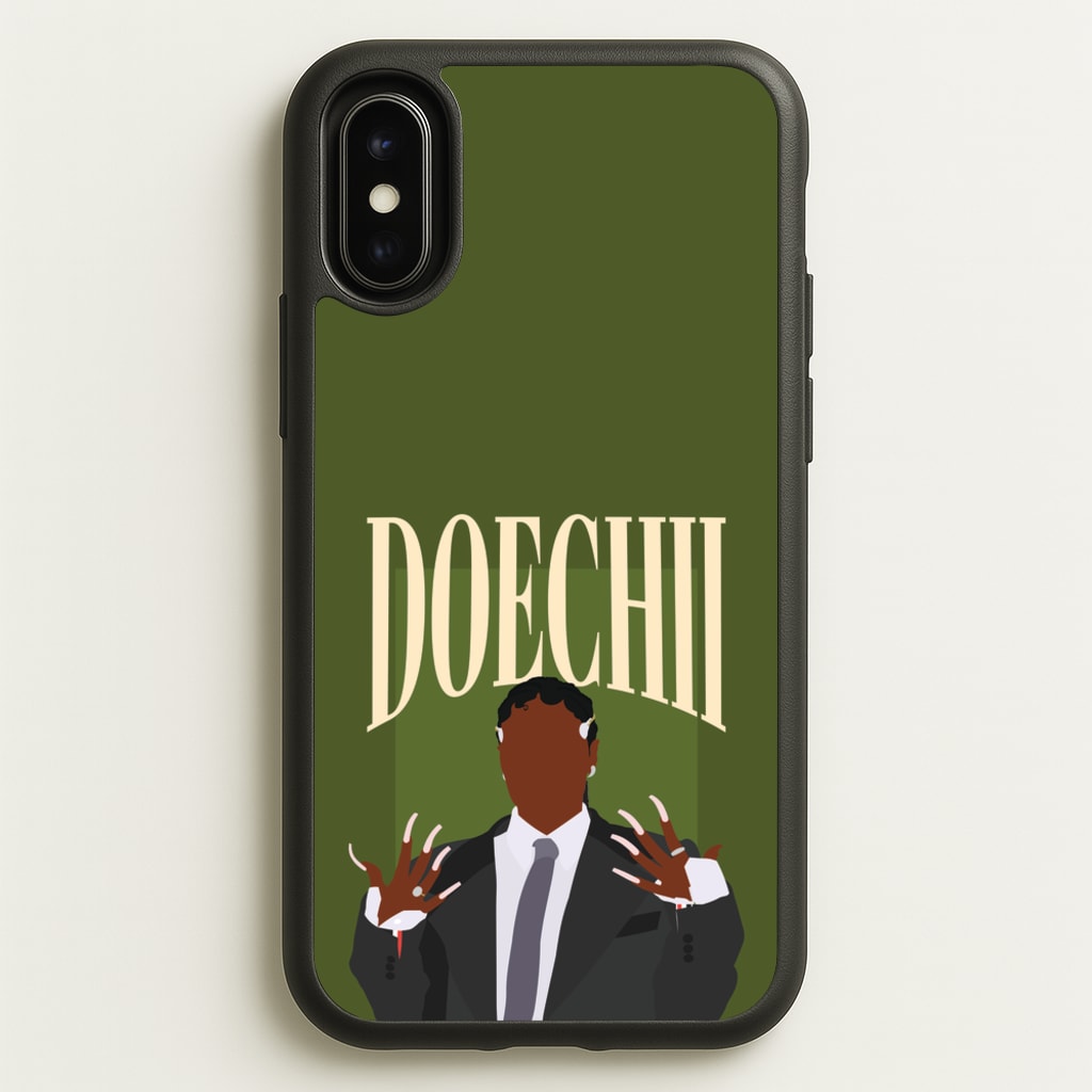 Rapper In Suit - Doechii Phone Case for iPhone X / XS