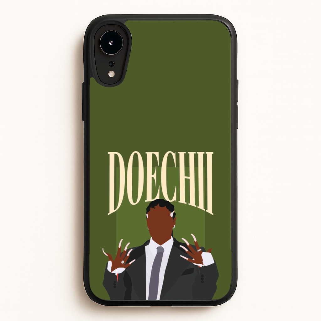 Rapper In Suit - Doechii Phone Case for iPhone XR