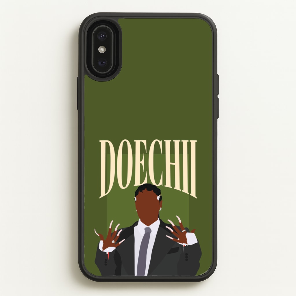 Rapper In Suit - Doechii Phone Case for iPhone XS Max