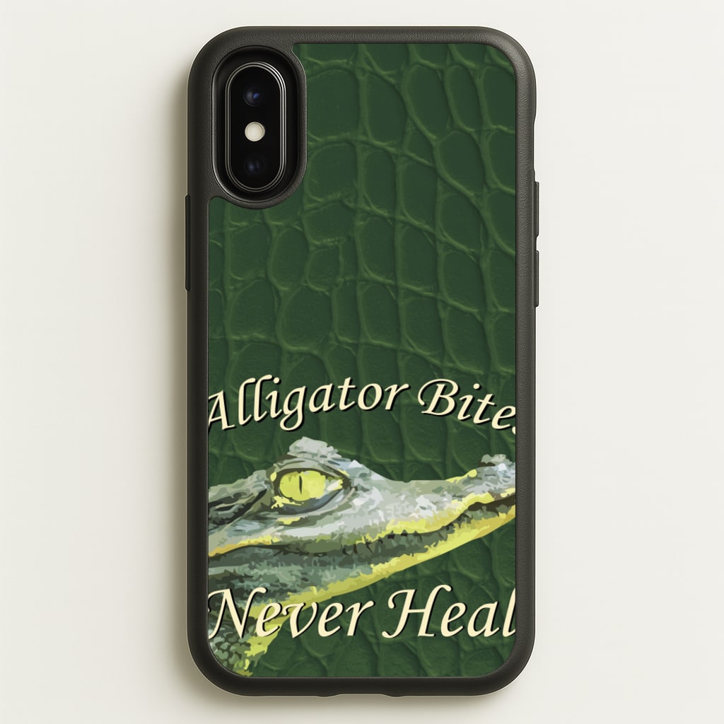 Alligator Bites Never Heal - Doechii Phone Case for iPhone X / XS