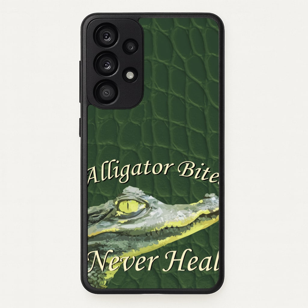 Alligator Bites Never Heal - Doechii Phone Case for Galaxy A33