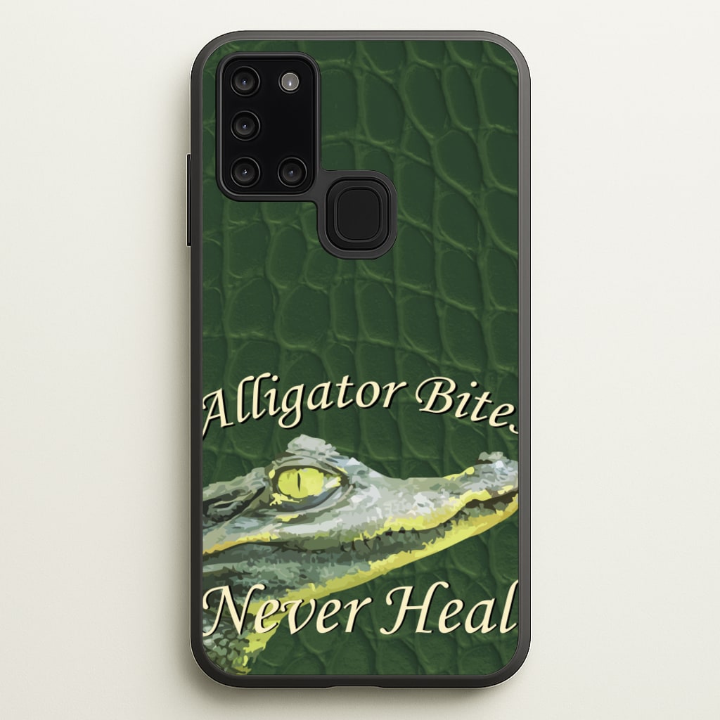 Alligator Bites Never Heal - Doechii Phone Case for Galaxy A21s