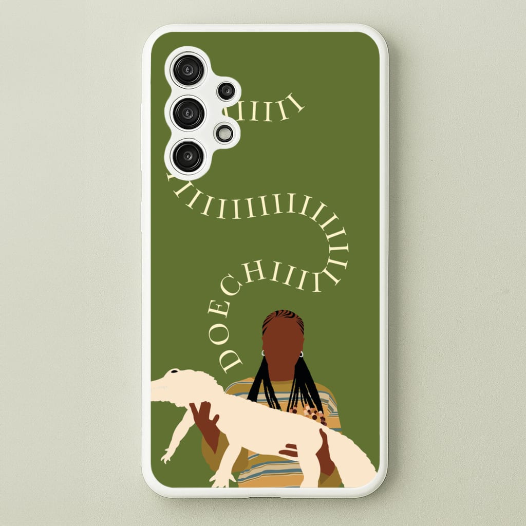 Rapper Holding Alligator - Doechii Phone Case for Galaxy A13