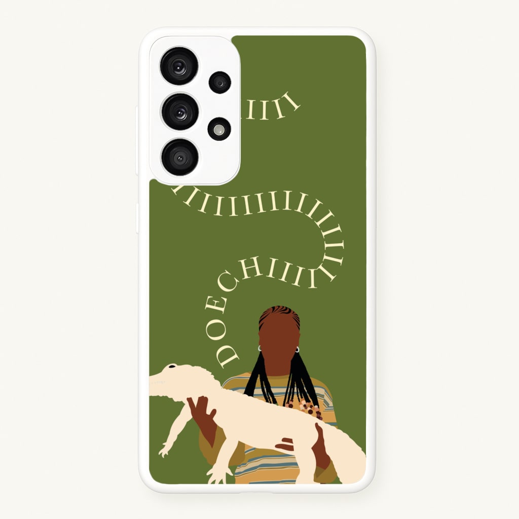 Rapper Holding Alligator - Doechii Phone Case for Galaxy A33