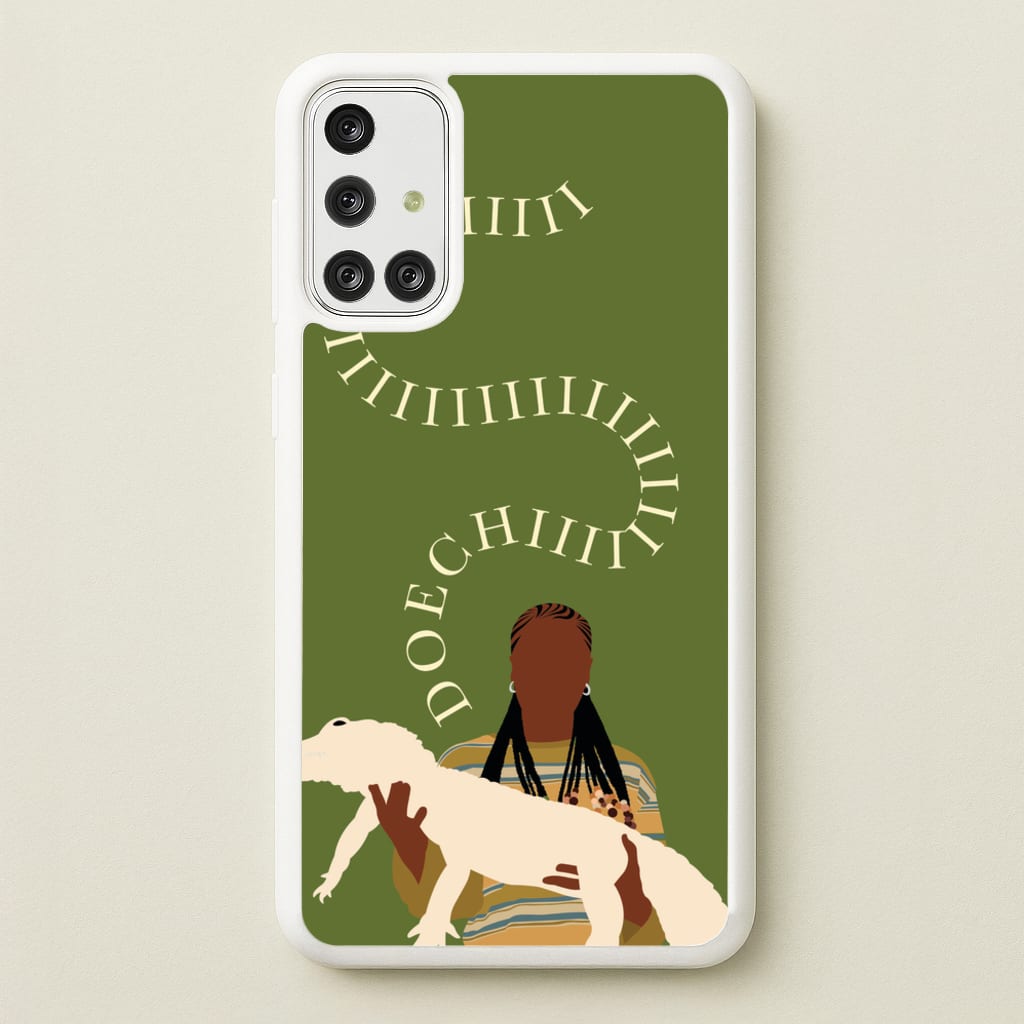 Rapper Holding Alligator - Doechii Phone Case for Galaxy A71
