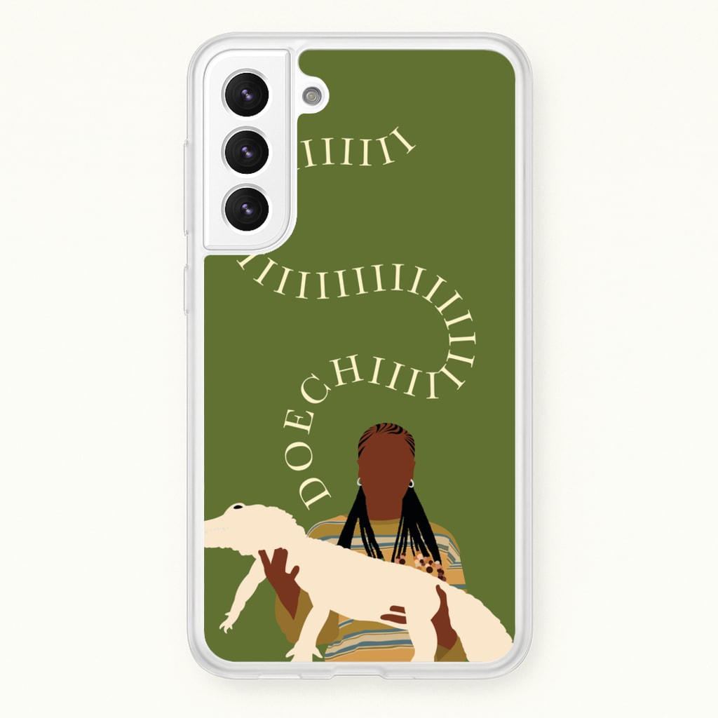 Rapper Holding Alligator - Doechii Phone Case for Galaxy S22 Plus